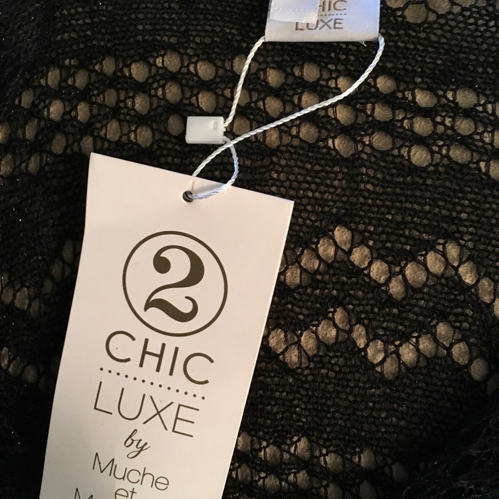 2 Chic Transparent Poncho Pullover Top - Picture 7 of 13